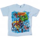 Marvel Team Youth Boys 8-20 T Shirt Blue