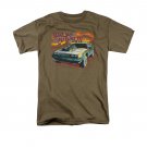 Back To The Future III Wild West Tee Shirt Brown