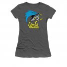 Batman Batgirl Hot Juniors Tee Shirt Gray