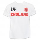 England World Cup Soccer No. 14 T-Shirt White