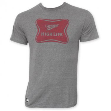 Miller High Life Men's Bottle Opener T-Shirt Gray