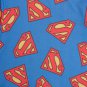 Superman Logo Sublimation Crew Neck Sweat Shirt Blue