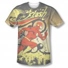 The Flash Passing Through Sublimation T-Shirt Yellow