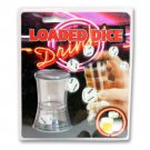 Loaded Dice Shot Glass Game Clear
