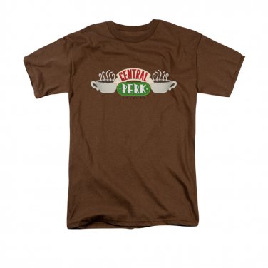 Friends Central Perk Tee Shirt Brown