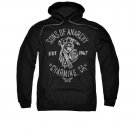 Sons Of Anarchy Fabric Print Pullover Hoodie Black