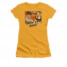 Friends Juniors How You Doin' Tee Shirt Yellow