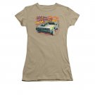 Back To The Future III Wild West Juniors Tee Shirt Brown