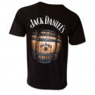 Jack Daniels Whiskey Barrel T-Shirt Black