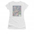 Jurassic Park Juniors Giant Door Tee Shirt White