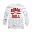 King Of The Hill Logo Long Sleeve T-Shirt White