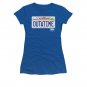 Back To The Future OUTATIME Juniors License Plate Tee Shirt Blue
