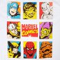 Marvel Comics Character Squares T Shirt White