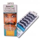 Stache Straws Set of 6 Black