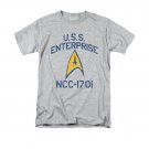 Star Trek Men's Collegiate Arch Tee Shirt Gray