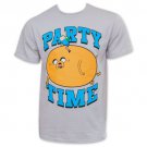 Adventure Time Men's Party Time Tee Shirt Gray