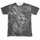 Sons Of Anarchy SAMCRO Reaper Sublimation T-Shirt Gray