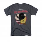 Popeye Men's Lay One On Me Brutus Tee Shirt Gray