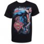 Superman Flying Proud Tee Shirt Black