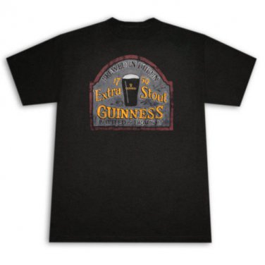 Guinness Extra Stout Bottled Or Draught T Shirt Black