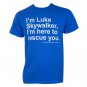 Star Wars Luke Skywalker Rescue Tee Shirt Blue