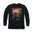 Superman Victory Long Sleeve T-Shirt Black