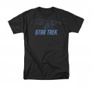 Star Trek Enterprise Outline Tee Shirt Black