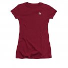 Star Trek TNG Command Uniform Costume Juniors T-Shirt Red