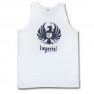 Imperial Cerveza Bold Logoo Shirt Mens Graphic Tank Top White