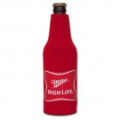 Miller High Life Logo Bottle Suit Koozie Red
