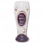 Will Work for Beer Beer Glass Clear