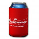 Classic Budweiser Logo Koozie - Red