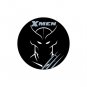 Wolverine Black Line Art Button Black