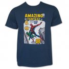 Marvel Amazing Fantasy Spider-Man Comic Book Cover T-Shirt Blue