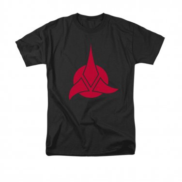Star Trek Klingon Logo Tee Shirt Black