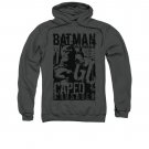 Batman Caped Crusader Pullover Hoodie Gray