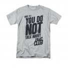 Fight Club Men's Rule Number 1 Tee Shirt Gray