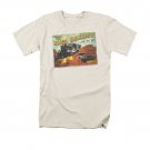 Back To The Future III Hill Valley Postcard Cream Tee Shirt Off White