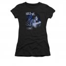 Edward Scissorhands Juniors Hold Me Tee Shirt Black