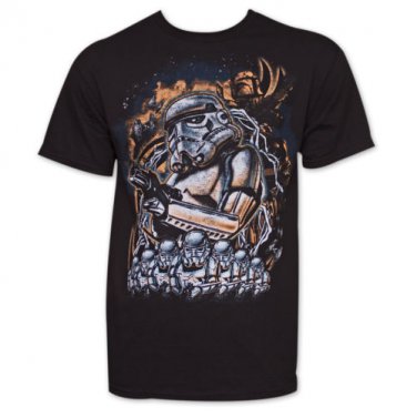 Star Wars Stormtrooper Tattoo TShirt Black