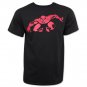 Spider-Man Red Chrome Attack Pose T-Shirt Black