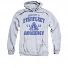 Star Trek Starfleet Academy Pullover Hoodie Gray