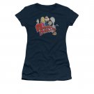 American Dad Family Logo Juniors Tee Shirt Blue