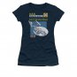 Star Trek USS Enterprise Manual Juniors T-Shirt Blue