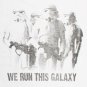 Star Wars Run This Galaxy Junk Food TShirt White