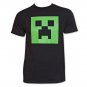 Minecraft Creeper Tee Shirt Black