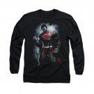 Superman Light Of The Sun Long Sleeve T-Shirt Black