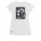 Edward Scissorhands Lucky Dog Juniors Tee Shirt White