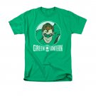 Green Lantern Men's Green Retro Circle Tee Shirt Green