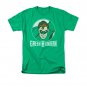 Green Lantern Men's Green Retro Circle Tee Shirt Green